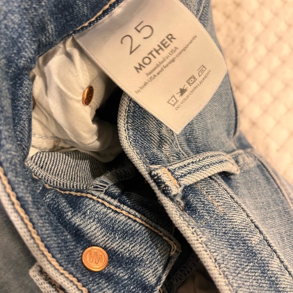 Mother Denim High Waisted Rider Ankle Fray - Picture 6 of 8